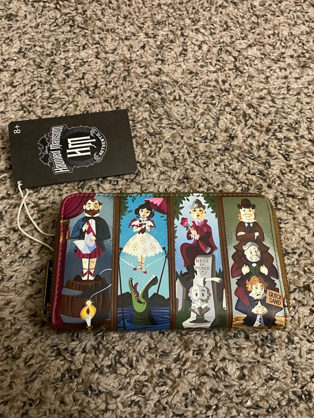 Loungefly Disney’s Haunted Mansion stretching room portraits wallets